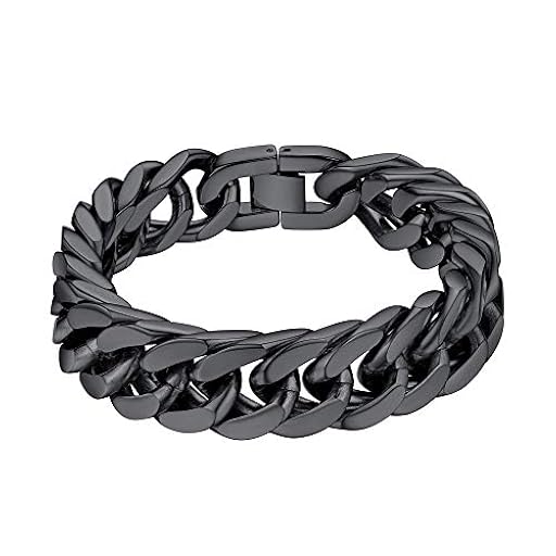 ChainsHouse Pulsera Hombre de Metal 23cm 8mm, Pulsera Muñeca Grande Color Negro | Ya disponible en tu tienda friki favorita! En mundofriki.es! ChainsHouse Pulsera Hombre de Metal 23cm 8mm, Pulsera Muñeca Grande Color Negro | Ya disponible en tu tienda friki favorita! En mundofriki.es!