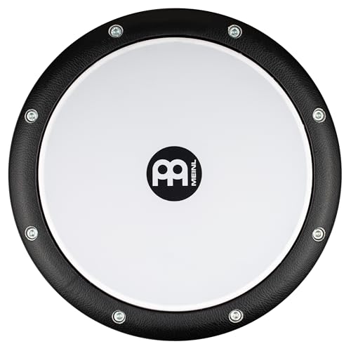 Meinl Percussion Aluminium Bass Doumbek - Große Handtrommel - Kunstleder Fell - Durchmesser 10 Zoll - Aluminium, Schwarz (HE-3200)