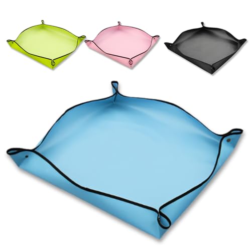 Neutral Zenith 園芸シート 正方形 防水 厚手 折畳み ガーデニング 植え替え 園芸用品 (ブルー 100×100cm)