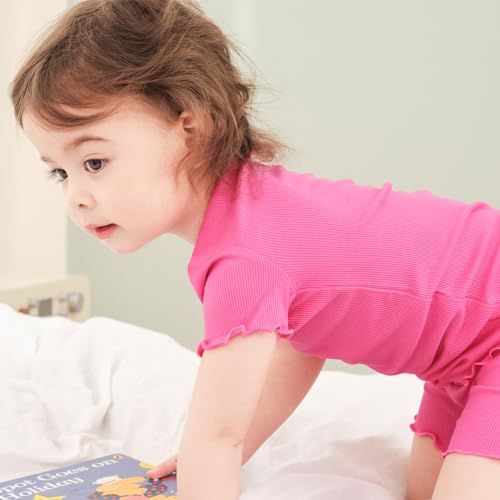 Image of pureborn Baby Pajamas Set Toddler Snug Fit Cotton Sleepwear 2pcs 12M-7Y