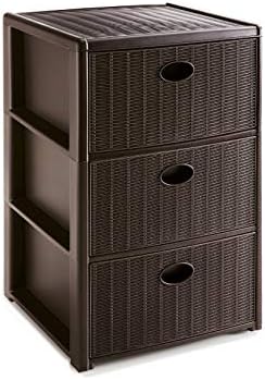 CASSETTIERA 3 ELEGANCE 40X40X60 MOKA