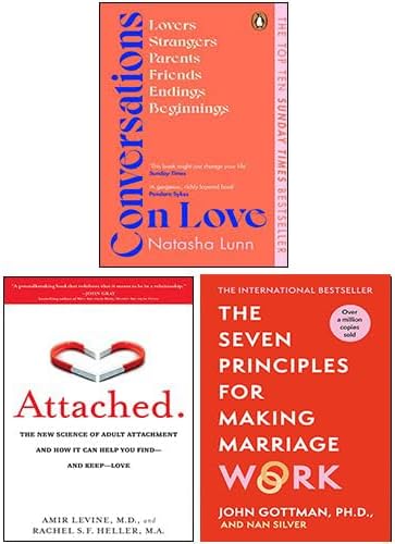 Conversations on Love, The Seven Principles for Making Marriage Work, Attached 3 Books Collection Set Paperback – January 1, 2022