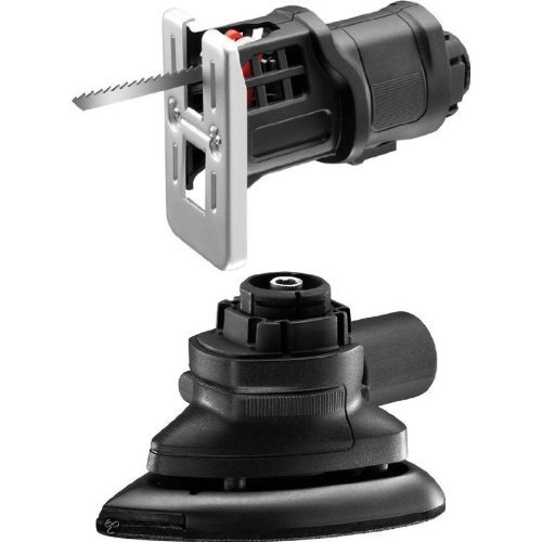 BLACK+DECKER MTJS1-XJ Testa "Seghetto Alternativo" per Utensile Multifunzione Multievo + BLACK+DECKER MTSA2-XJ Testa "Levigatrice" per Utensile Multifunzione Multievo