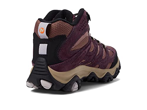 Merrell Moab 3 Mid Waterproof Shoes For Women - Lace-Up Construction, Secure Fit, And Protective Toe Cap Burgundy/Burlwood 7 M #TOP4