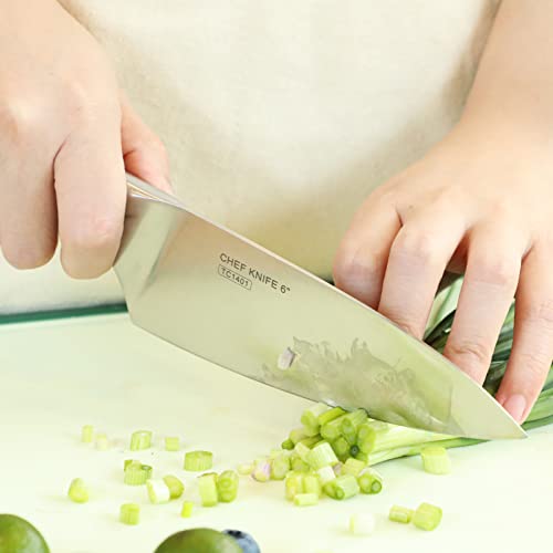Tuo Chef Knife 6 Inch - Professional Kitchen Cooking Knife Japanese Gyuto Knives Vegetable Meat And Fruit - German Hc Stainless Steel - Ergonomic Pakkawood Handle - Osprey Series With Gift Box #TOP1