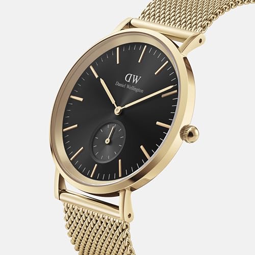 Daniel Wellington Men Black Round Analogue Watch- DW00100713K - Image 3