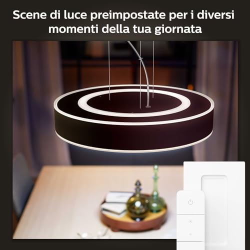 Philips Hue Enrave Lampada Led A Sospensione, Nero - 4