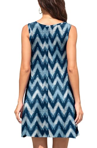 Image of WEACZZY Women Summer Casual Swing T Shirt Dresses Beach Cover up Loose Dress
