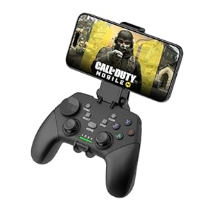 Joso Wireless Mobile Gaming Controller für iOS, Android, iPad, Tablet, PC, Telefon-Controller für iPhone 14/13/12/11, Galaxy S22/21, Android Handys, COD Mobile, Genshin Immpact, Cloud Gaming