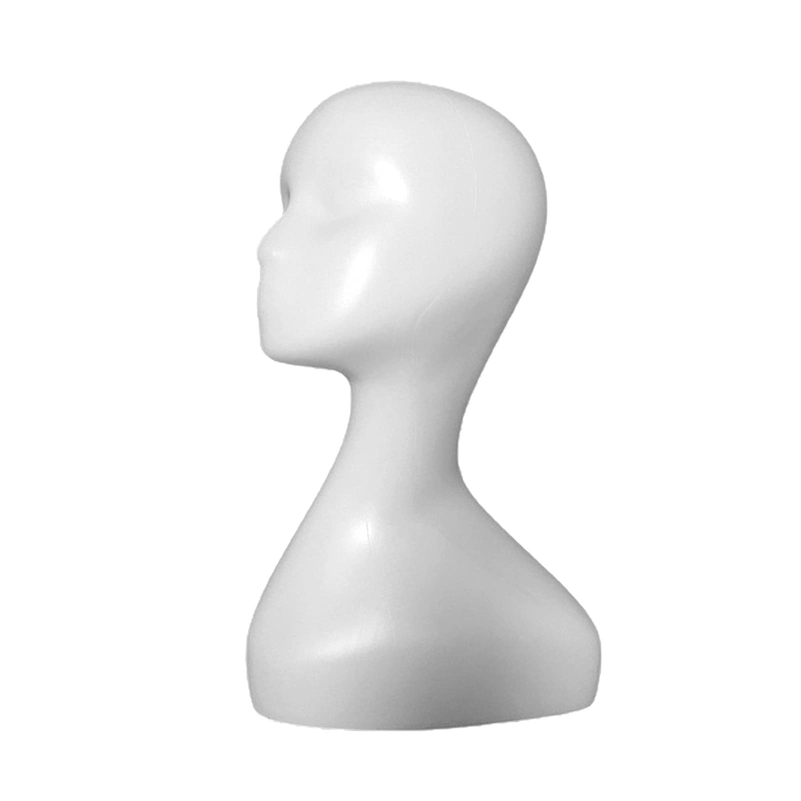 Professional PE Abstrakcyjna Manekin Głowy Dummy Peruka Okulary Naszyjnik Headscarf Scarf Słuchawki Display Shop(Style 1)