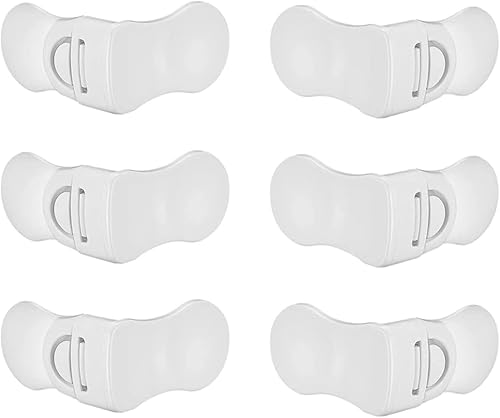 Zhouocea 6 cerraduras de seguridad para niños, cerraduras de seguridad para cajones de bebé, cerraduras de armario, cerraduras de armario a prueba