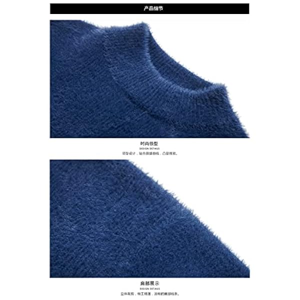 Mannen Faux Mink Cashmere Coltrui Mannen Jumper Herfst Winter Mannen Trui Trui Trui Mannen Trui