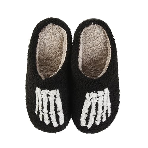 Image of LNERIP Slippers Winter Womens Mens Fluffy Plush Slippers Animals Cute Cartoon House Slippers Cuddly Warm Shoes Indoor Outdoor Girls Women