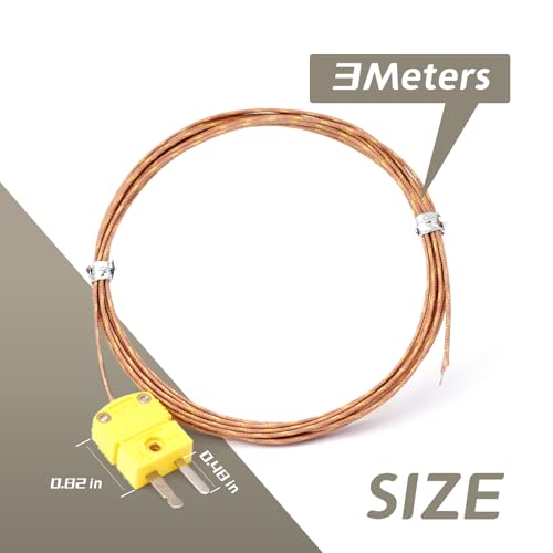 Thermocouple de type K haute précision 5 pièces plage -50°C à 482°C - 7