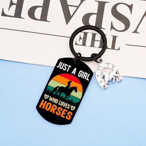 Horse Gifts for Women Girls Valentine Day Horse Keychain Horse Lovers Gifts For Women Birthday Gift for Girls Daughter Teens Christmas Horse Memorial Gifts For Women Horses Hoof Stocking Stuffers Gift2