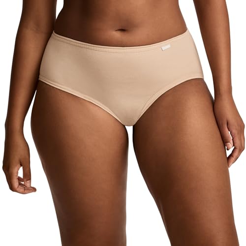 Image of Jockey Women's Underwear Plus Size 100% Cotton Elance Hipster - 6 Pack