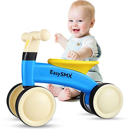 EasySMX Loopfiets baby, peuterfiets, babywandelaars voor 1-2-jarigen, rijden op speelgoed jongen meisje verjaardagscadeau