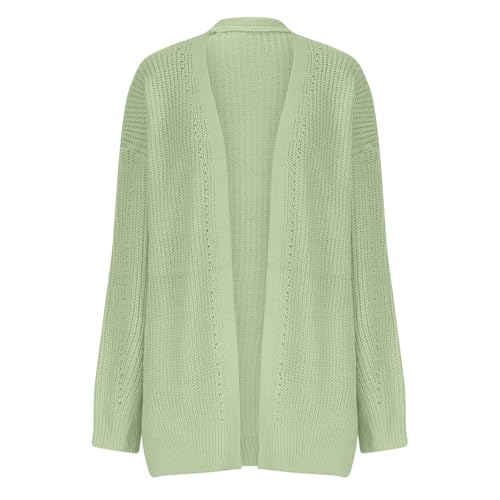 Akklian Womens Oversized Fall Sweaters 2024 Casual Loose Fit Long Sleeve Cardigan Sweaters Trendy Y2K Clothes for Teen Girls3