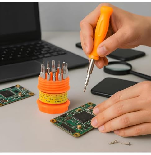 Image of ENVOLO MART 15 in 1 Screwdriver Set | Magnetic Multipurpose Tool Kit for Electronics, Laptop, Tablet & Household Repairs | Mobile Repair kit | Multipurpose Precision Repair Tool Kit | screwdriver set