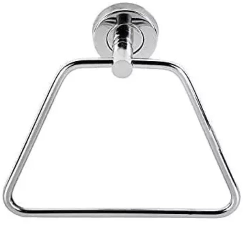 Stainless Steel Towel Ring/Triangle Shape Chrome Finish 1