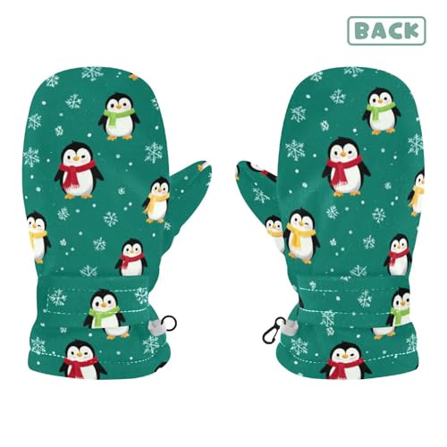 Image of Plaaee Early 1990s Pattern Kids Glove Warm Mitten Winter Favor for Toddler Boys and Girls Children Cold Weather Gloves