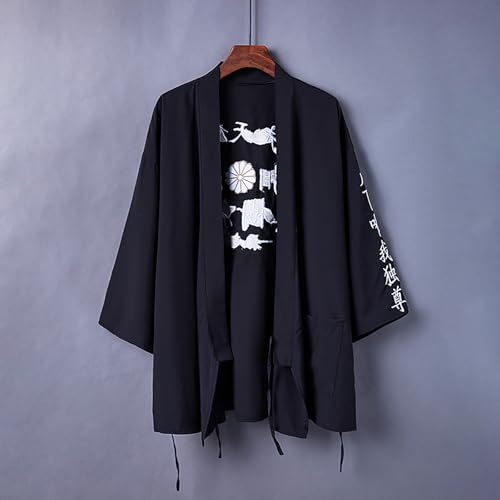 Image of LAI MENG FIVE CATS Women's Summer Cardigan Lightweight Kimono Floral Print Loose Cover up Casual Tops