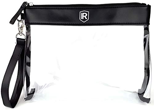 Preisvergleich Produktbild Kulturbeutel durchsichtig / 1l Kosmetiktasche transparent / RIVACCI Kulturtasche zum Abfüllen von Flüssigkeiten im Handgepäck für Flugzeug, Reise Set, Beutel, Reiseset, Reise Flaschen, Waschtasche