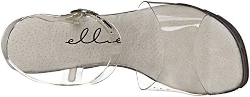Ellie Shoes Women's 502 Brook Clear Dress Sandal, Clear, 9 M US | Image 4