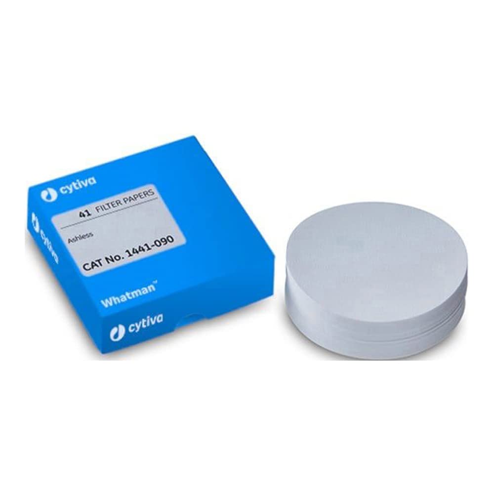 Whatman 1441866 Ashless Quantitative Filter Paper Sheet, 8" Length x