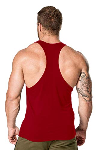 Image of THE BLAZZE 0004 Men's Gym Tank Gym Tank Stringer Tank Tops for Men Gym Vest for Men Vests for Men Sleeveless T-Shirts Bodybuilding Gym Tank Tops for Men