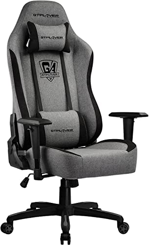 GTPLAYER Chaise Gaming de Bureau Fauteuil Gamer avec Siège Ergonomique Fonction...