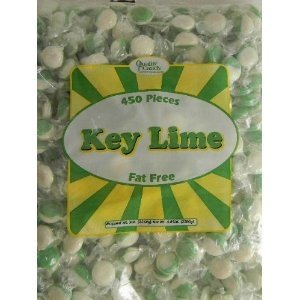 Quality Candy Key Lime Discs Candy 5 Pound Bag
