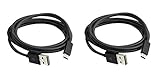 yan 2X USB Cable Cord for Samsung Galaxy Note 10.1 (2014 Edition) SM-P6000 Tablet