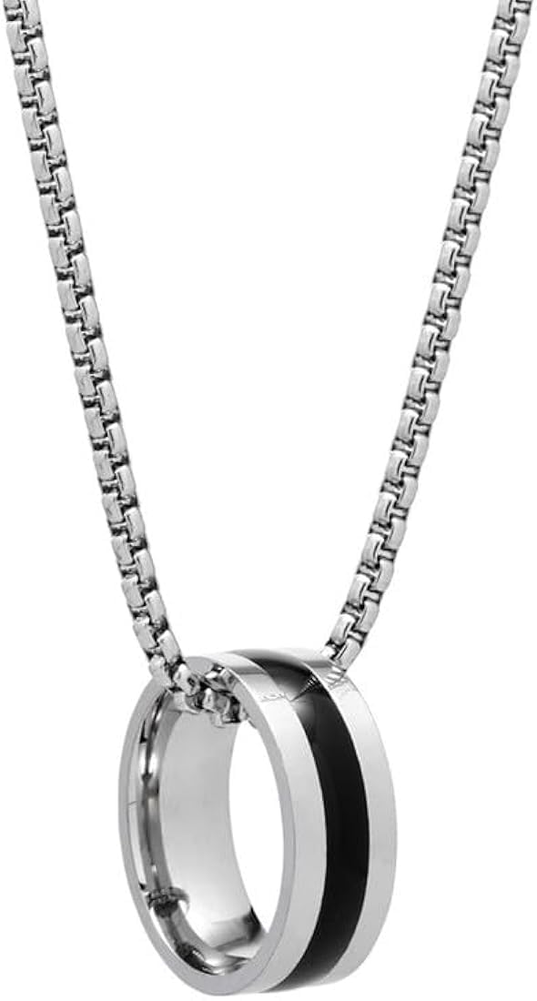 Ring Pendant Stainless Steel Chain for Men and Women, Boys and Girls – Locket set. A trending product that suits to all ages and genders.