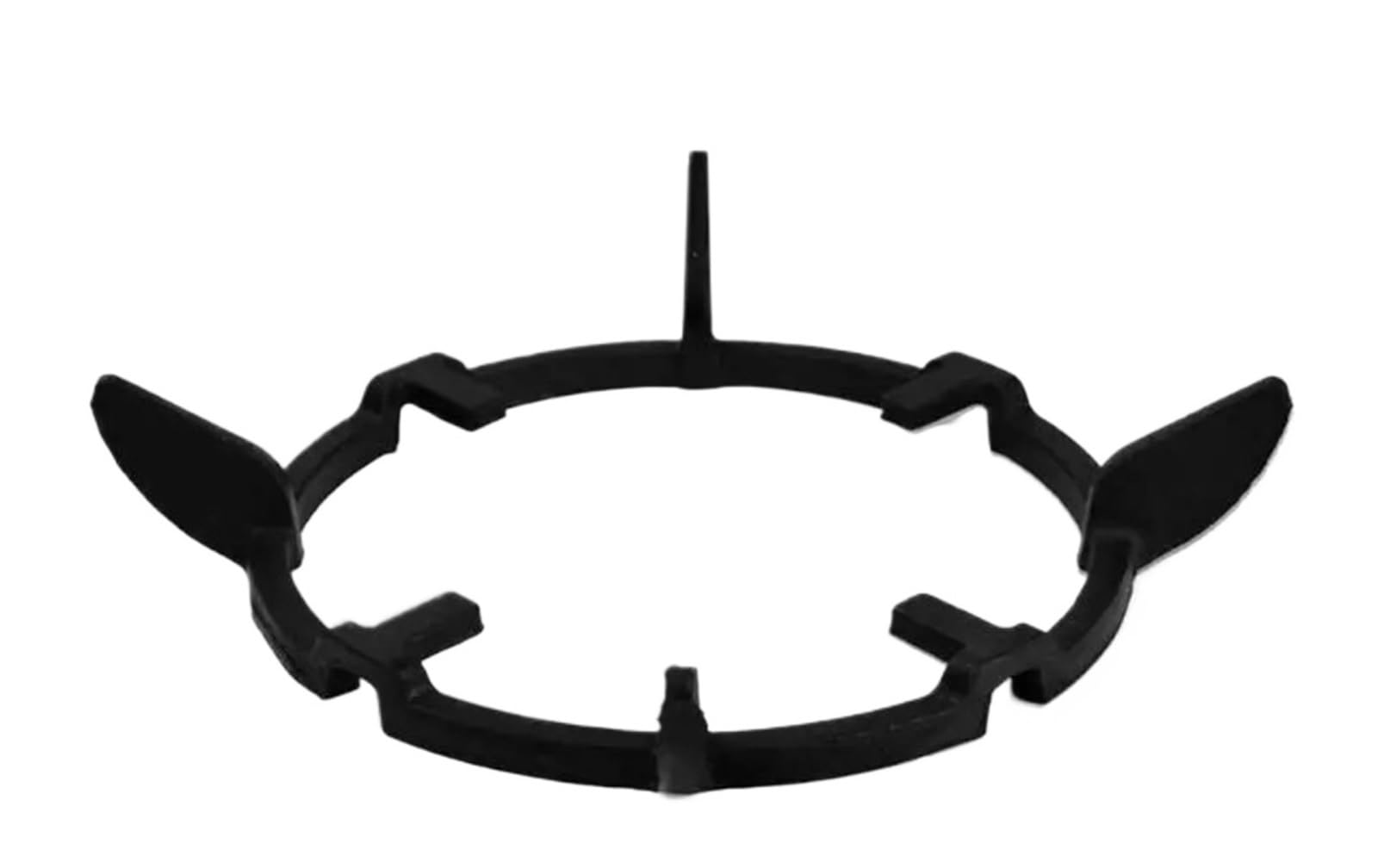 Zovloer One Color Cast Iron Wok Rings 2Pcs For Gas Stove, Non-Slip Pot Support Rack For Safe Cooking