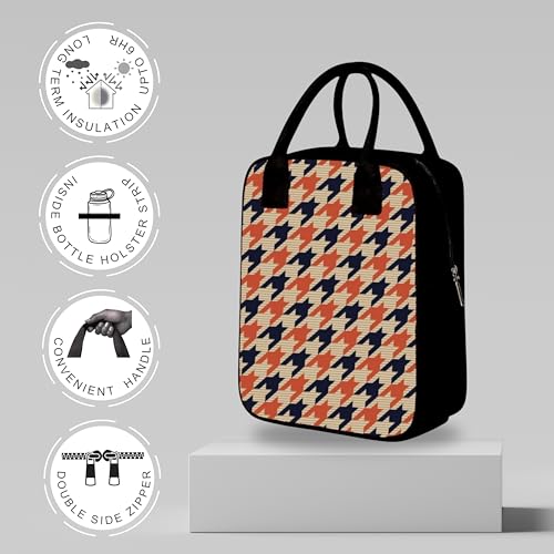 Image of Nibbler Lunch Bag Office Tiffin Bags for Men Women | Insulated Hot Cold Travel Lunch Bag | for Lunch Tiffin Box & Bottle | Multi-use Storage I for Office & School (Shepherd's)