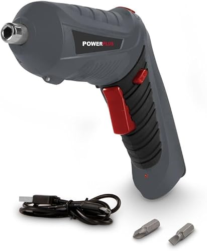 POWE00014 Cordless Screwdriver 3.6 V 3 Nm Drilling Capacity with USB Cable - Battery Screwdriver