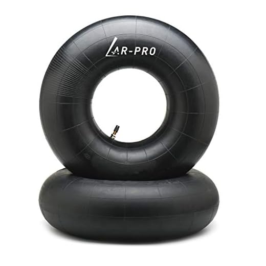 (2 Pack) AR-PRO 20x8.00-8" to 20x10.00-8" Replacement Inner Tubes - Universal Fit Inner Tubes with TR4 Straight Valve Stem Compatible with Lawn Mowers, Tractors, Golf Carts, and Garden Trailers