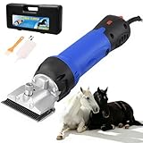 CONCEPTION DE REFROIDISSEMENT ERGONOMIQUE: La tondeuse pour chevaux sans fil est dotée d'une structure de poignée confortable et d'un système de ventilation du flux d'air, réduisant la fatigue des mains et empêchant la surchauffe lors d'une utilisation prolongée, garantissant un fonctionnement stable et une manipulation facile pour les débutants et les professionnels