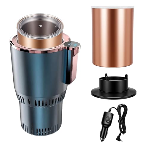 Image of STHIRA 1 Pack Smart Car Heater and Cooler Cup Car Hot and Cold Cup Holder with Fast Heating and Cooling for Travel and Daily Use