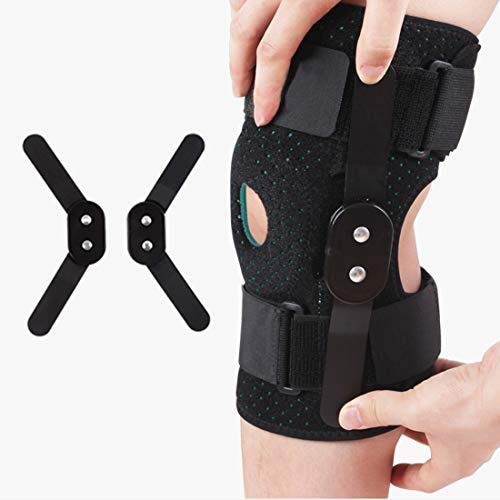 Rodilleras menisco y ligamento para Artritis Soporte de soporte de rodilla, inmovilizador médico Rodilla Soporte protector de guardia ortopédico for la cepa de ligamento de fractura de la rodilla, les