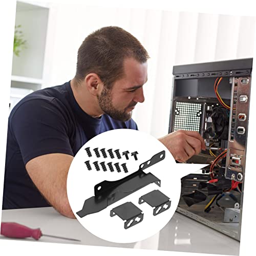 Soporte para ventilador negro para computador miniatura 4