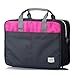Produktbild BambiniWelt24 Reisetasche Business Handgepäck Boardgepäck Bordcase 40x20x25 40x30x20 Ryanair Wizzair (pink grau (groß))