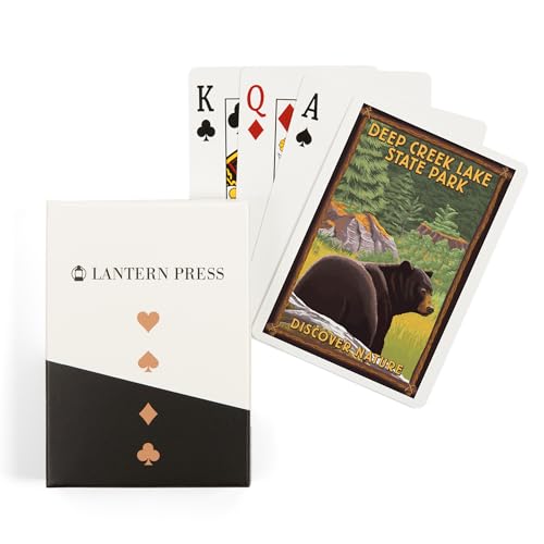 Lantern Press Deep Creek Lake, Baraja Poker 52 Naipes
