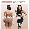 FeelinGirl-Womens-Seamless-Shapewear-Tummy-Control-Body-Shaper-Comfortable-for-Woemn-Under-Dress FeelinGirl Faja Shapewear Firm Control Butt Lifter Body Shaper Waist Shaper Bodysuit for Women Beige L