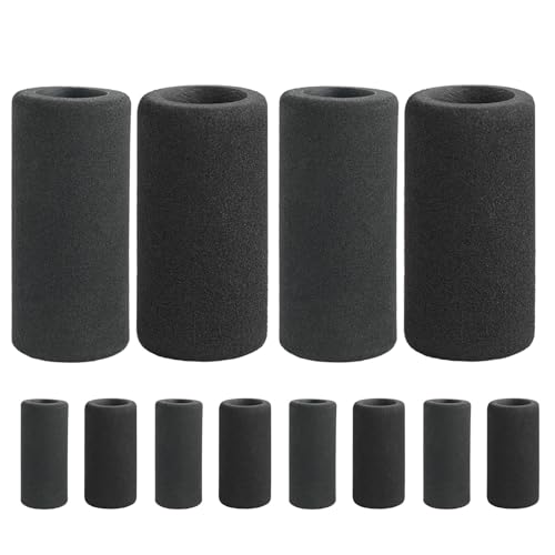 Gatuida 12 Fundas para Cartuchos de CO2 - Funda Protectora de Esponja para infladores de neumáticos de Bicicleta de 18/21 mm de diámetro Interior - Aislante para Bomba de Bicicleta para Ciclismo al