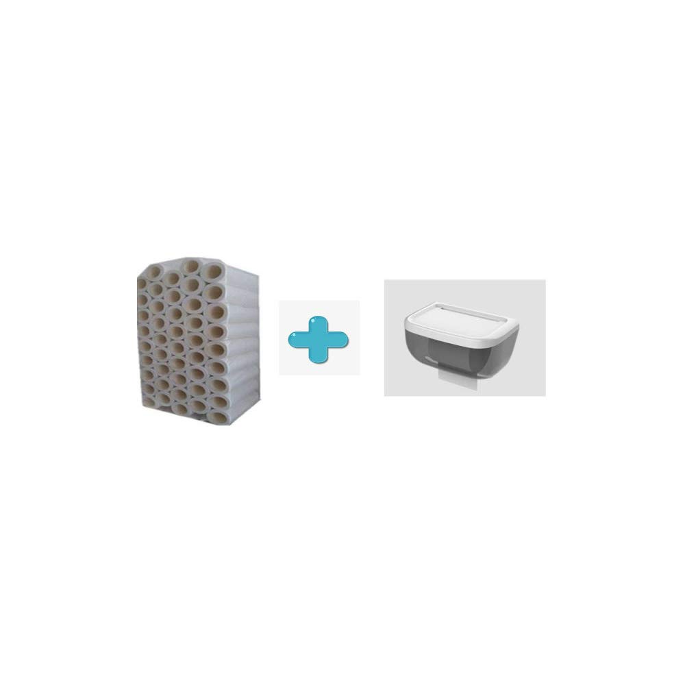 Porte-rouleau salle de bain REYG avec étagère rangement pour téléphone