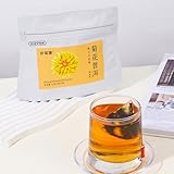 JGFWAT Früchtetee Kräutertee | Früchte- und Kräutertee ohne Koffein | 7 Pyramidenbeutel | Glutenfrei | Laktosefrei | Einzeln Verpackte | 9 traumhaften Sorten - 21g (Chrysanthemen Pu-Erh Tee)