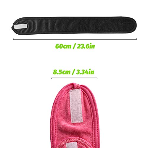 Zeaye 3-delige handdoekhoofdband, make-up hoofdband hoofdband, dames spa gezichtsmake-up hoofdband, dames schoonheid… - Image 3