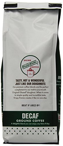 Krispy Kreme Coffee, Decaf Ground, 12 Ounce